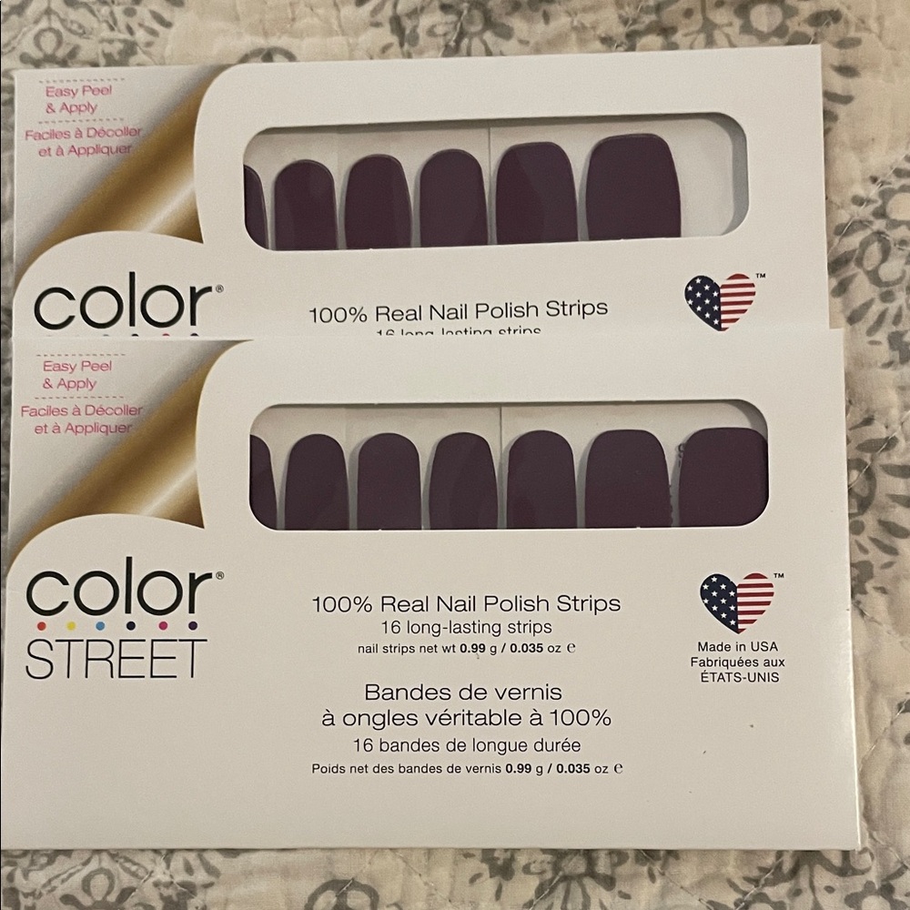 Color Street Purple Party Nail Strips